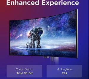 LENOVO Legion Pro 34WD-10 Quad HD 34" OLED Gaming Monitor - White