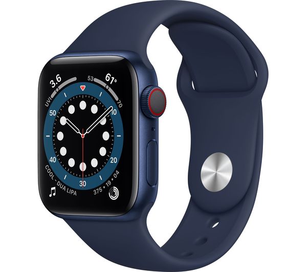 Apple Watch Series 6 (GPS) Aluminium, A2375, 40mm, Blue, No Strap