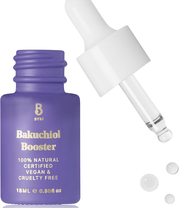 BYBI Bakuchiol Booster 1% Bakuchiol Olive Squalane 15ml - Vegan, Cruelty Free