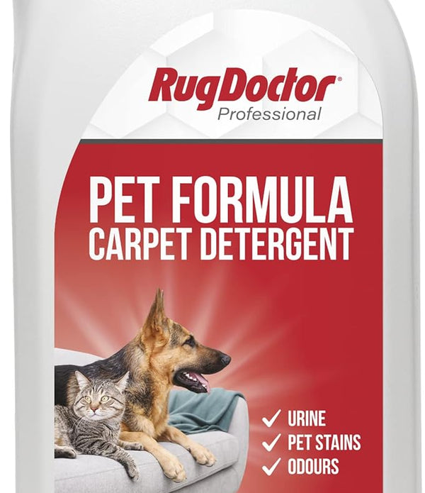 Rug Doctor Pet Formula Carpet Detergent, 1 Litre,White - Rebx.co.uk