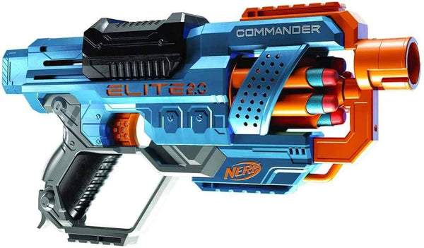 Nerf Elite 2.0 Commander RD-6 Blaster - NEW DAMAGED BOX - Rebx.co.uk