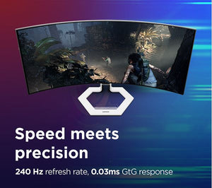 LENOVO Legion Pro 34WD-10 Quad HD 34" OLED Gaming Monitor - White