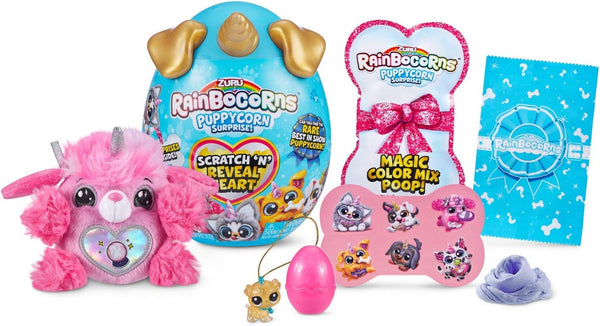 Rainbocorns Sparkle Heart Surprise Series 3, Puppycorn Surprise, Posh the Poodle - Rebx.co.uk