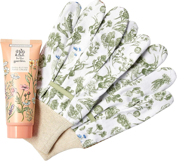 Heathcote & Ivory In The Garden Gardening Gloves & Hand Cream Set