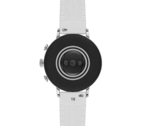 FOSSIL Venture FTW6016 Smartwatch - Rose Gold, Grey Silicone Strap 