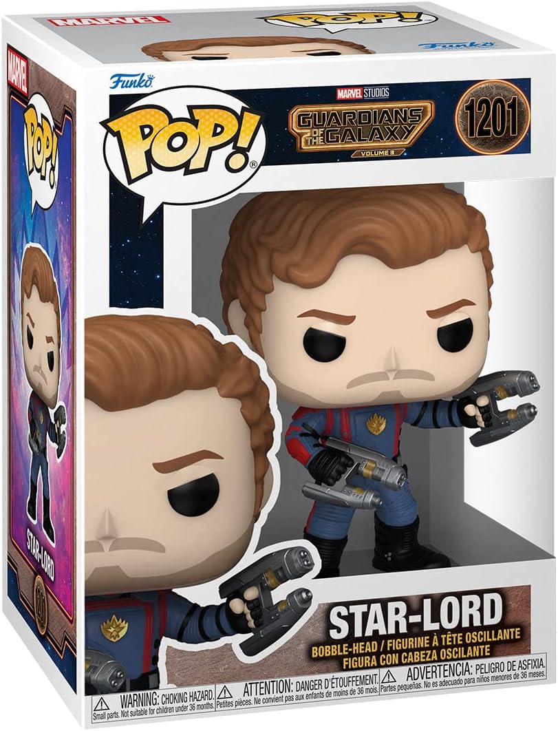 Guardians of the Galaxy Star Lord Funko POP 1201 Vinyl Figure, Collectible