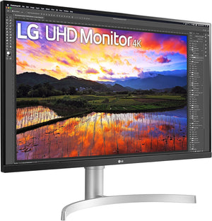 LG 32" 32UN650K-W 3840x2160 IPS 60Hz FreeSync HDR Gaming Monitor - White