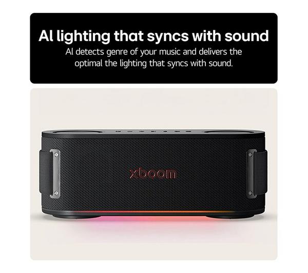 LG xboom Bounce Portable Bluetooth Speaker - Black