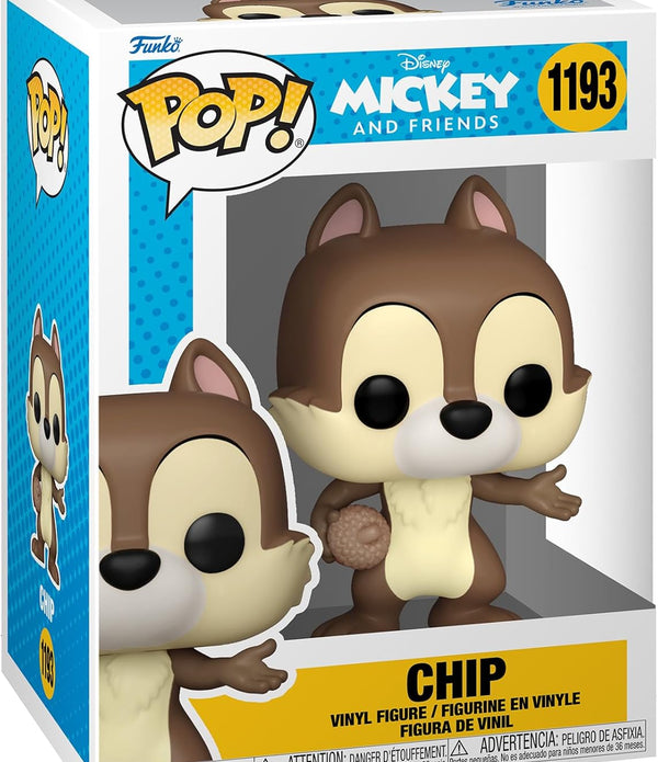 Funko Disney Mickey And Friends - Chip #1193 Pop Vinyl Figure **DAMAGED BOX** - Rebx.co.uk