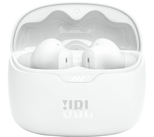 JBL Tune Beam Wireless Bluetooth Noise-Cancelling Earbuds - White