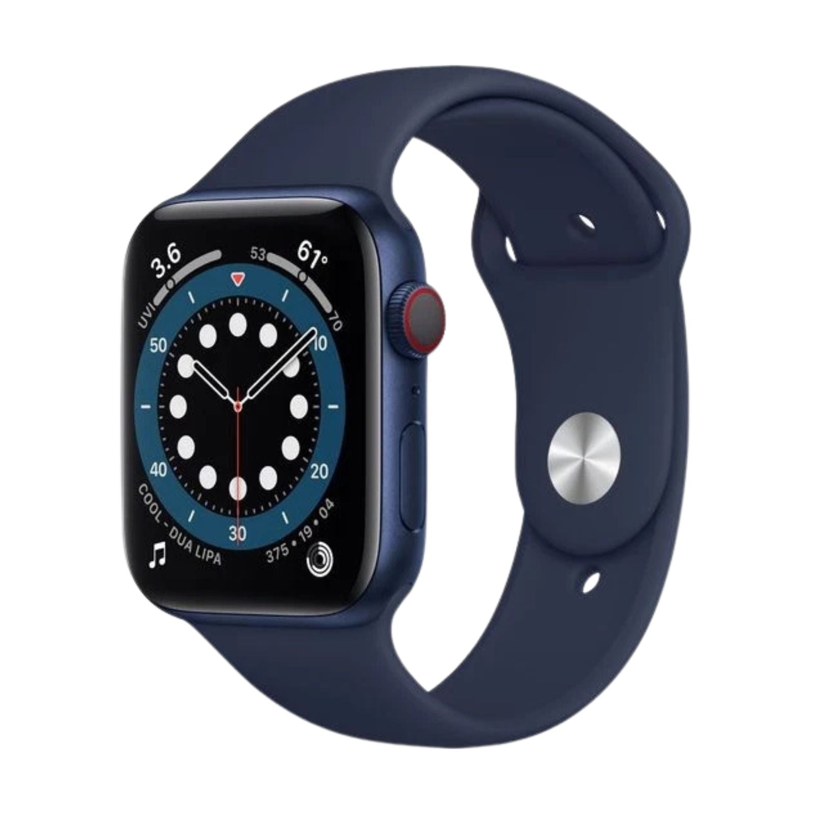 Apple Watch Series 6 (GPS, 40mm) Blue Aluminium Case + Deep Navy Sport Band