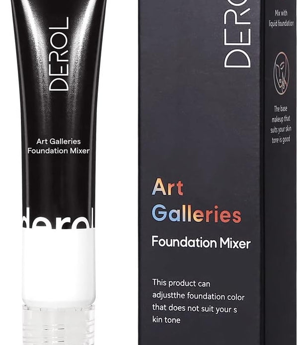 Foundation Mixer Drops, Adjust Foundation Color to Match Skin Tone, White