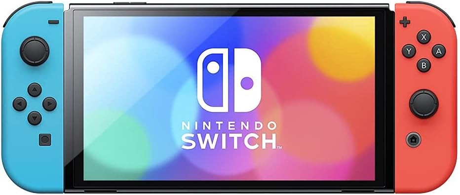 Nintendo Switch OLED Console - Neon Blue/Neon Red