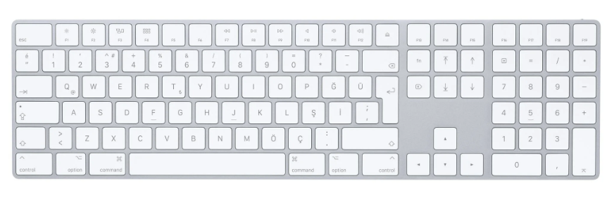 Genuine Apple Magic Keyboard with Numeric Keypad - Model A1843 - TURKISH Q