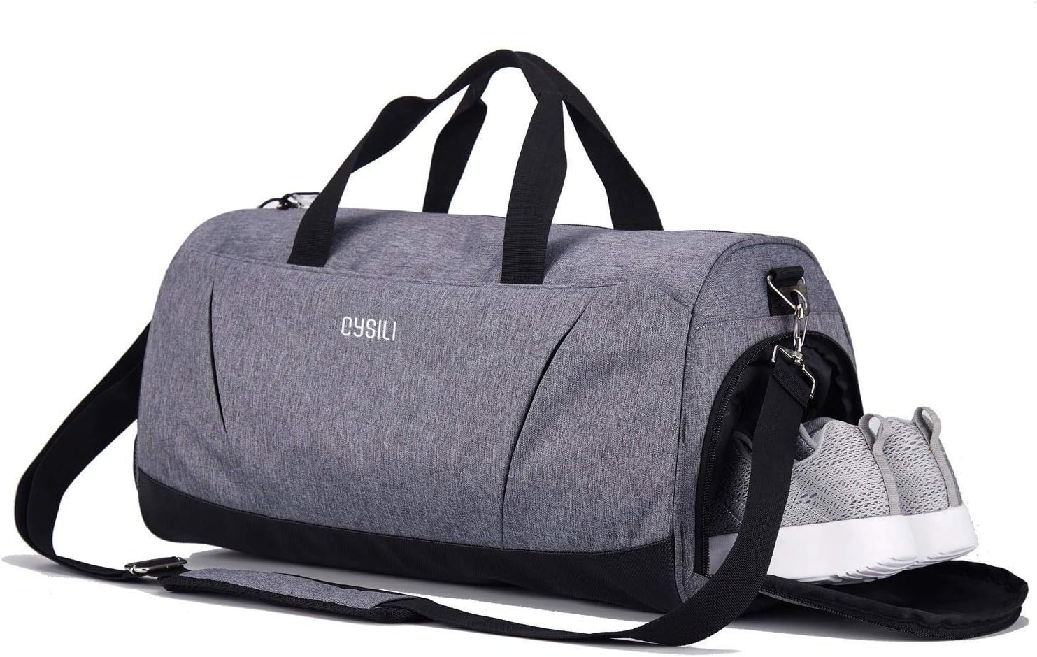 Gym Bag with Shoes Compartment and Wet Pocket,Sports Duffel Bag for Yoga