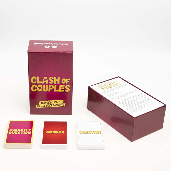 Clash of Couples – Couples Games – 400 Questions – Games for couples sets - Rebx.co.uk