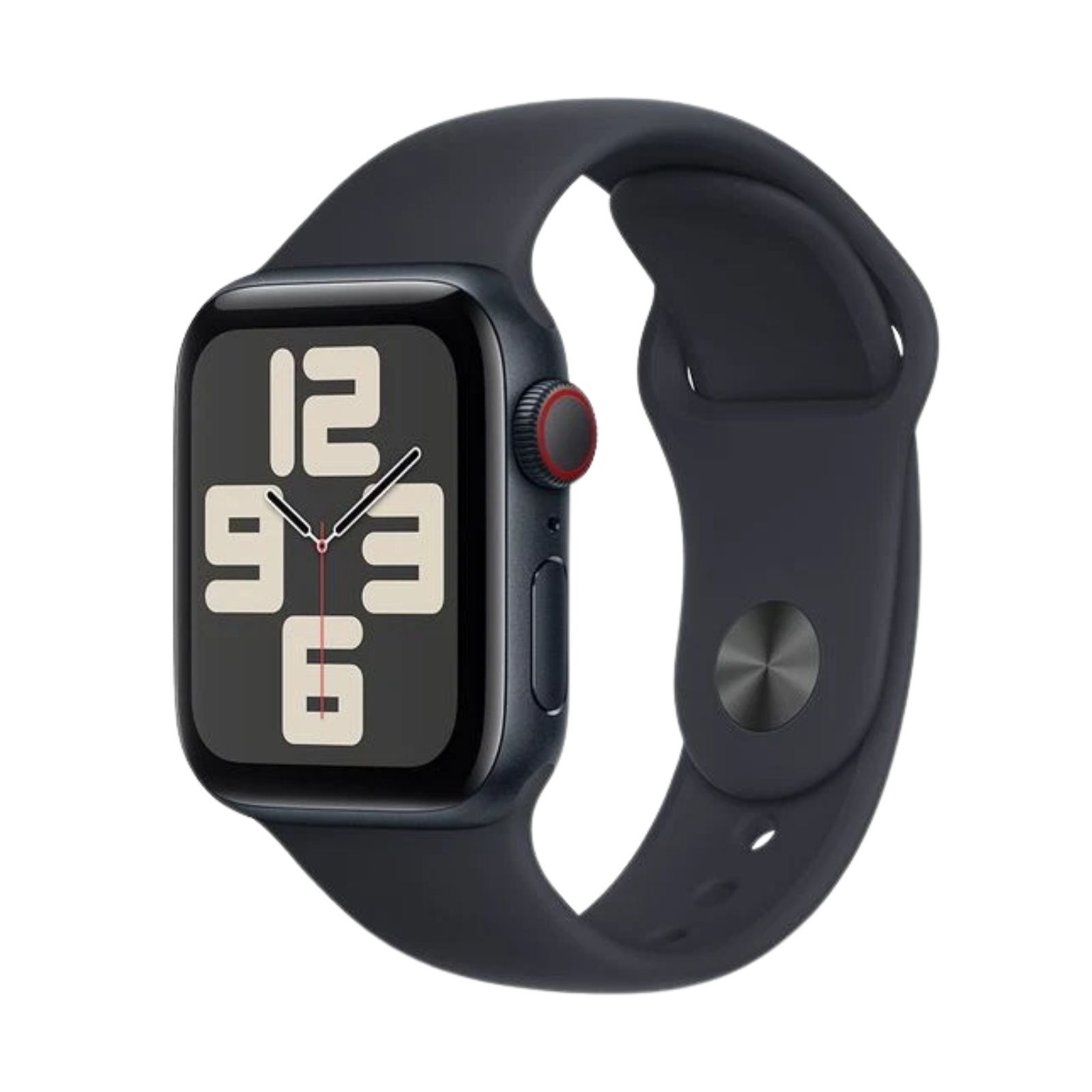 Apple Watch SE 2nd Gen (GPS, 40mm) Midnight Aluminium Case + Black Strap