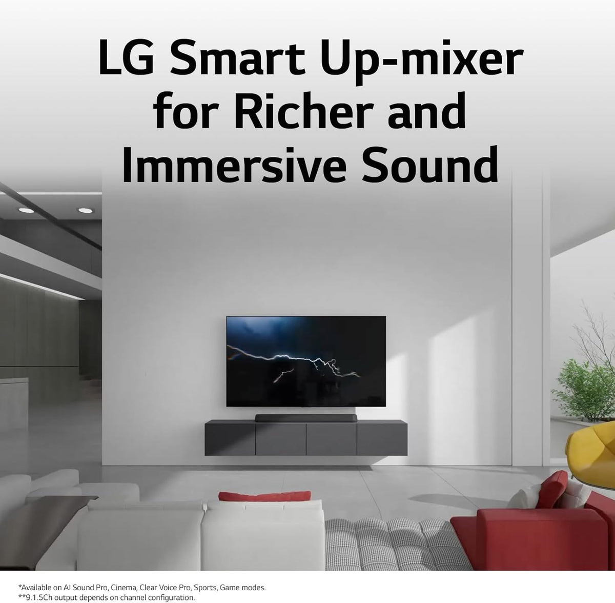 LG USE6S 3.0 All-in-One Sound Bar with Dolby Atmos