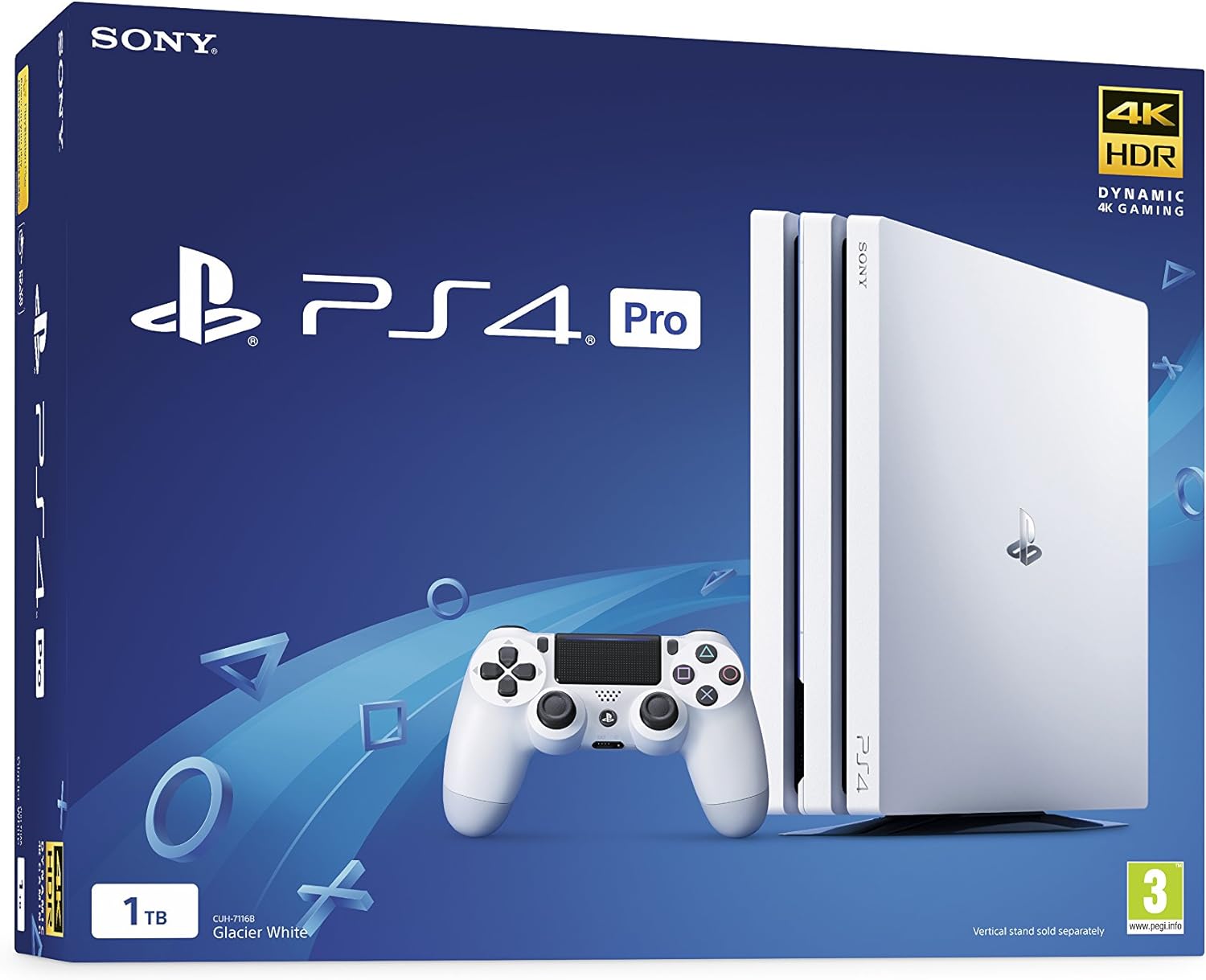 Sony PS4 PlayStation 4 Pro Home Console 1TB - White
