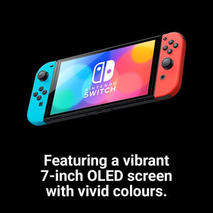 Nintendo Switch OLED Console - Neon Blue/Neon Red