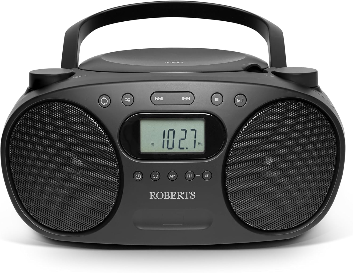ROBERTS Zoombox FM Portable FM/AM Boombox - Black