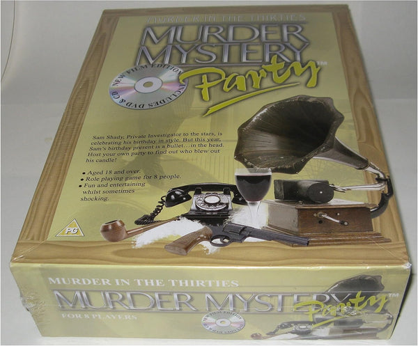 Murder Mystery Party Murder in The Thirties DVD Game by BV Leisure 2005 - Rebx.co.uk