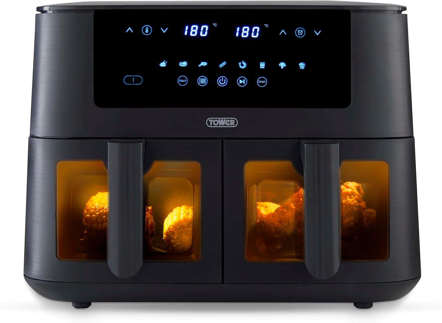 Tower T17151 8 Litre Digital Dual Basket Air Fryer