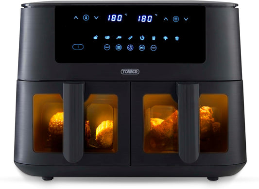 Tower T17151 8 Litre Digital Dual Basket Air Fryer