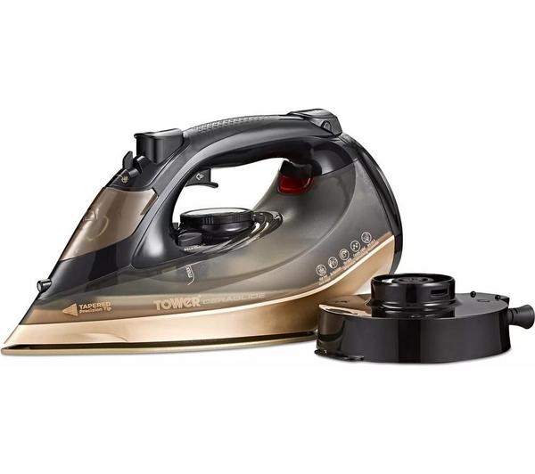 Tower T22022G Ceraglide 360 Cord Cordless Steam Iron Grey