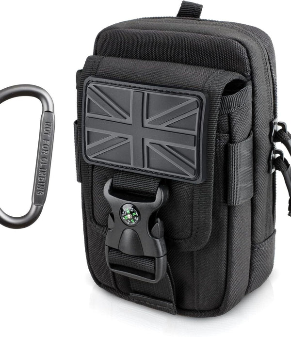 WYNEX Tactical Compass Phone Pouch, Large Molle Smartphone Holster Case