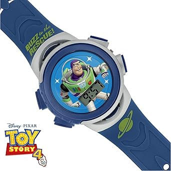 Toy Story Boys Digital Quartz Flashing Watch Blue Silver TYM4009