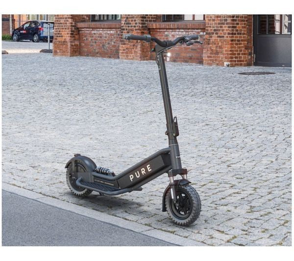 Pure Electric Pure Escape Pro+ Suspension Electric Scooter - Metallic Grey