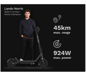 Pure Electric Pure Air6 Suspension Electric Scooter - Metallic Grey