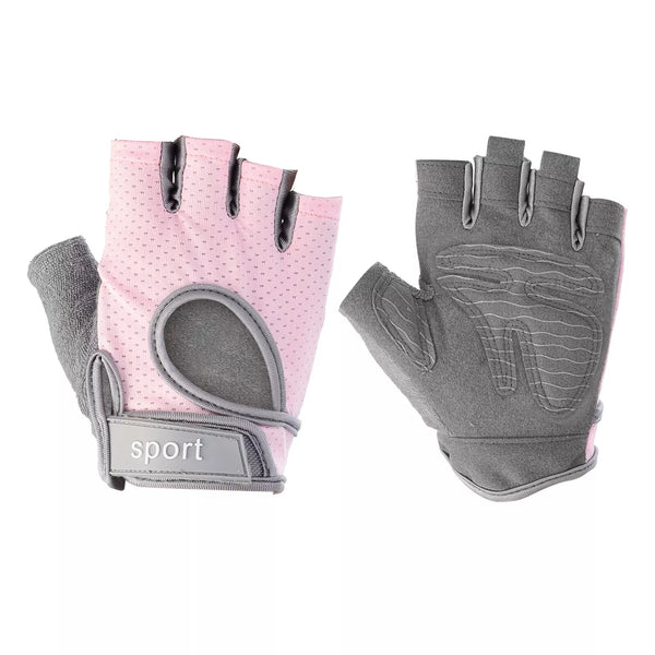 Women Weight Lifting Gym Gloves Fitness Breathable Workout Ladies Small, Pink