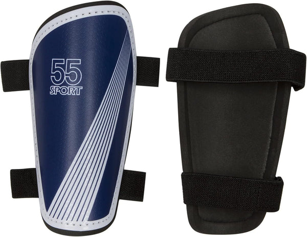 55 Sport Vortex Lite Protective Football Shin Guards  Large