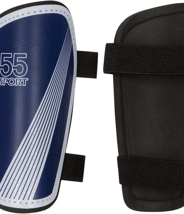 55 Sport Vortex Lite Protective Football Shin Guards  Large