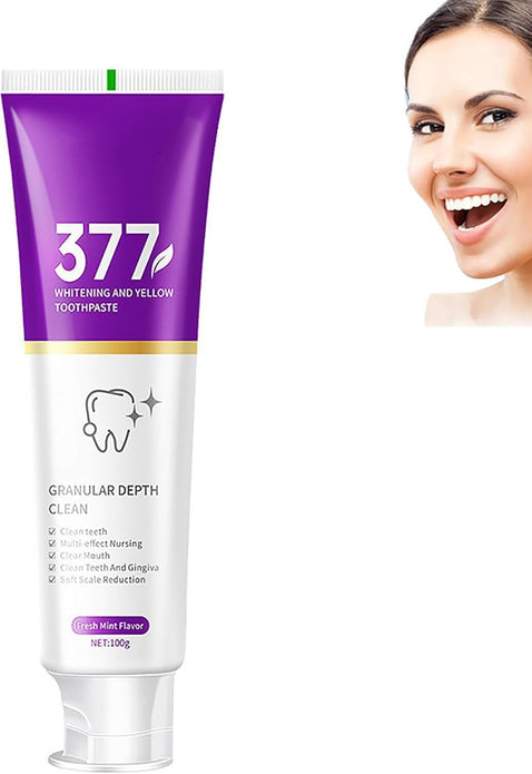EXULTIC Purple Toothpaste (30ml)  Whitening Booster & Stain Remover