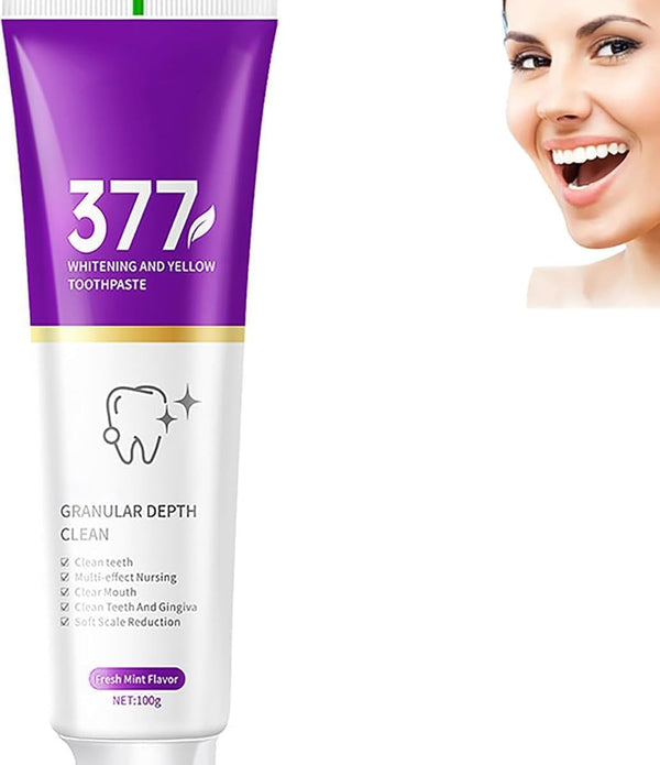 EXULTIC Purple Toothpaste (30ml)  Whitening Booster & Stain Remover