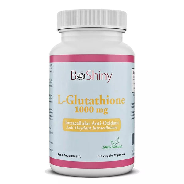 BeShiny L Glutathione Skin Whitening pills 1000mg Supplement Antioxidant