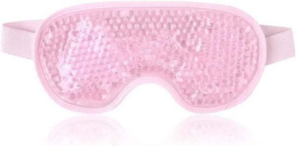 NEWGO Reusable Cooling Eye Mask Hot & Cold Therapy, Pink