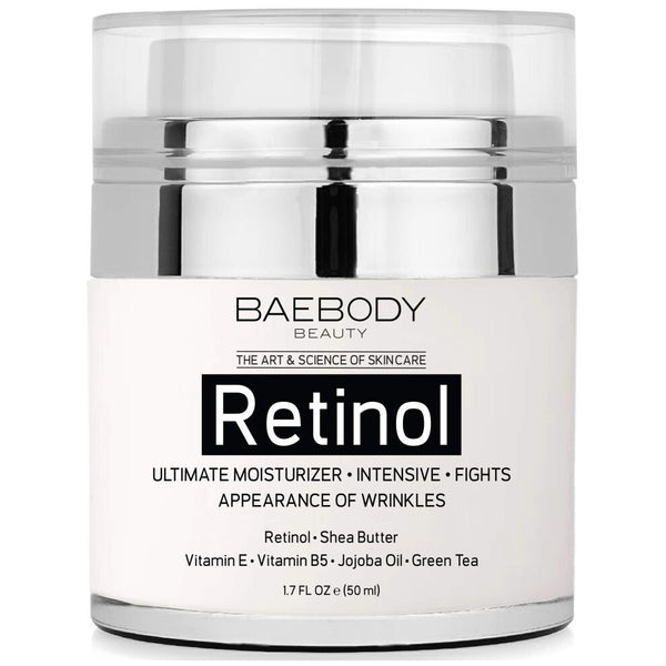 Baebody Retinol Cream (50ml)  Anti-Aging w/Jojoba & Vitamin E  BBE 11/25