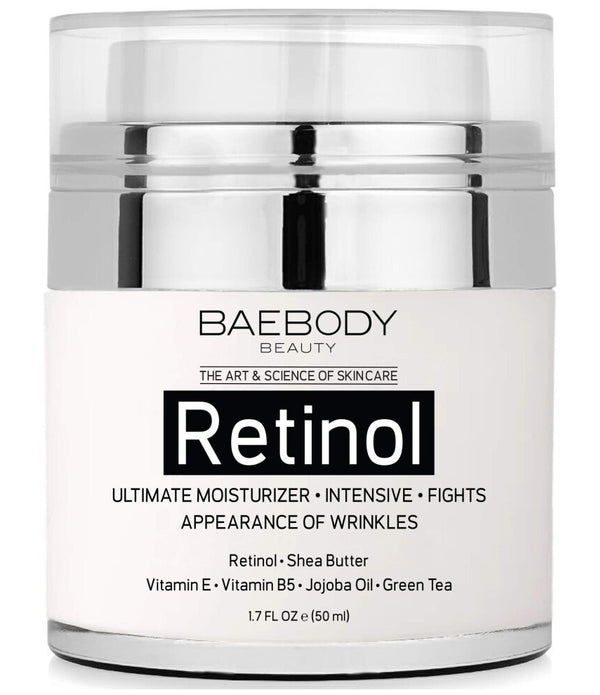 Baebody Retinol Cream (50ml)  Anti-Aging w/Jojoba & Vitamin E  BBE 11/25