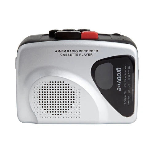 Groov-e Portable Retro Personal Cassette Player Recorder Speaker Microphone