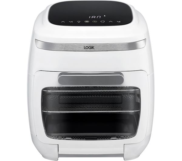 LOGIK L11AOW23 Air Fryer, 11L Capacity - White - GOOD REFURBISHED - MISSING ROTARY ATTACHMENTS - Rebx.co.uk