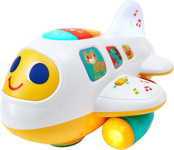 Play Pride Musical Baby Toys - Electric Educational Toddler Toy with Lights Sounds and Music, Musical Aeroplane for Toddlers Boys and Girls, Ages 1 and Older - Rebx.co.uk