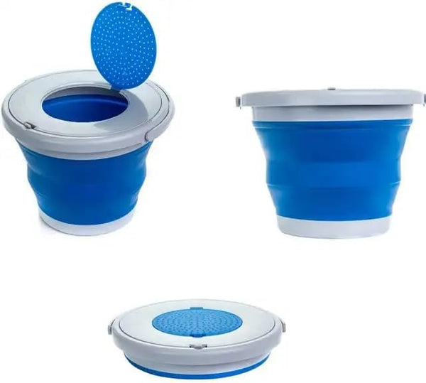 Gel Blaster Gellet Collapsible Depot Blaster with Blue Water Bead Ammo Bucket
