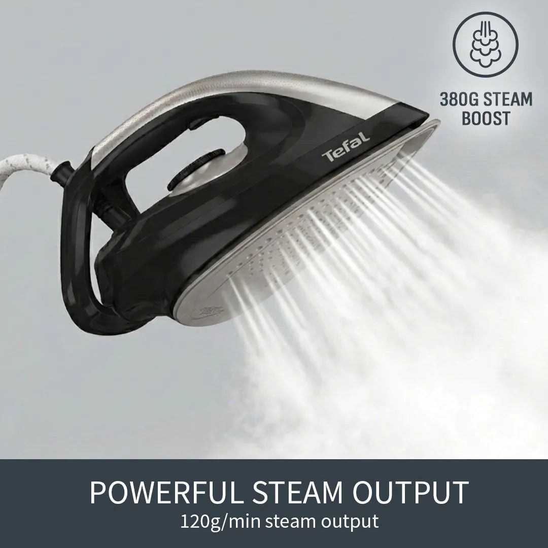 Tefal Express Easy SV6140 Steam Generator Iron - Black & Grey