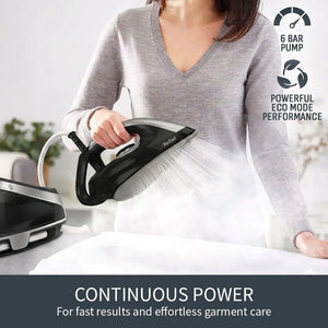 Tefal Express Easy SV6140 Steam Generator Iron - Black & Grey