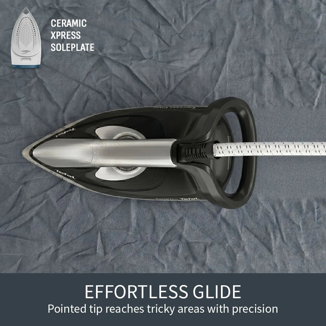 Tefal Express Easy SV6140 Steam Generator Iron - Black & Grey