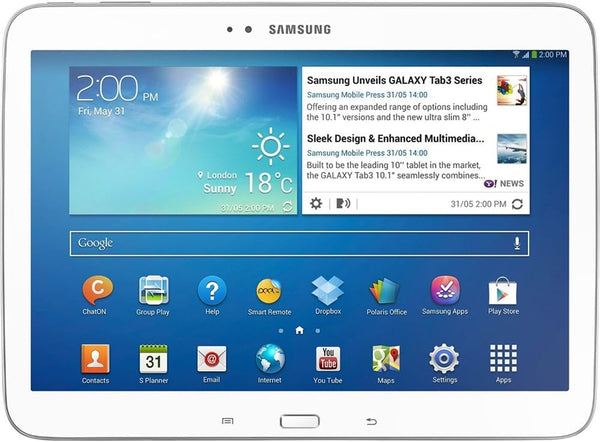 Samsung Galaxy Tab 3 10.1 - GT-P5210 - Wi-Fi - 16GB - 10.1" - White - VERY GOOD